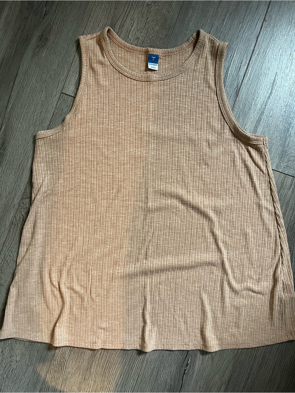 Old Navy Women's Ribbed Tank Top - Light Tan